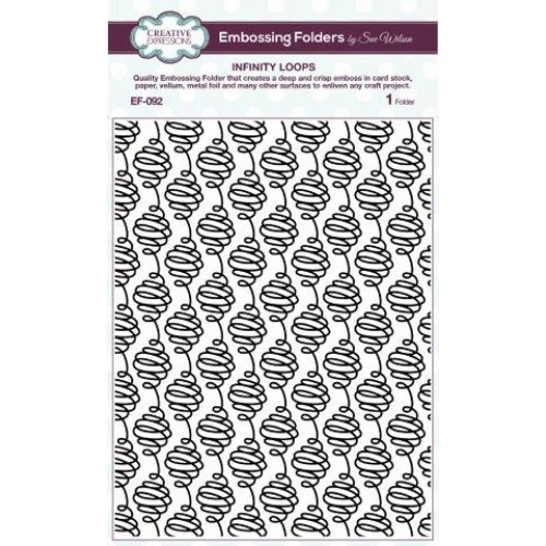 Infinity Loops Embossing folder EF-092